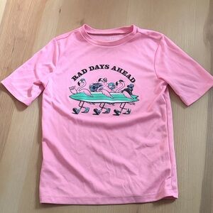 Old Navy Pink Kids' 'Rad Days Ahead' Flamingo Swim Rashguard